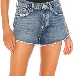 Parker Vintage Cut Off Short in Lowkey Women's Blue Denim Shorts